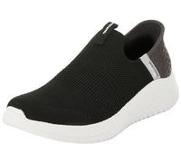 Skechers Ultra Flex 3.0 Smooth Step Slip-ins, Sneaker Bambini e Ragazzi, Black Textile White Silver Trim, 27 EU