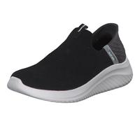 Skechers Ultra Flex 3.0 Smooth Step Slip-ins, Sneaker Bambini e Ragazzi, Black Textile White Silver Trim, 31 EU