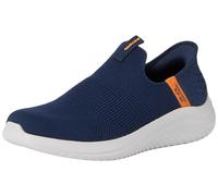 Skechers Ultra Flex 3.0 Smooth Step Slip-ins, Sneaker Bambini e Ragazzi, Navy Textile Orange Trim, 30 EU