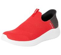 Skechers Ultra Flex 3.0 Smooth Step Slip-ins, Sneaker Bambini e Ragazzi, Red Textile Black Trim, 39 EU