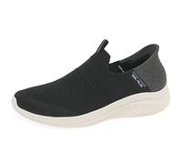 Skechers Ultra Flex 3.0 Smooth Step, Sneaker Donna, Nero (Black White), 41 EU
