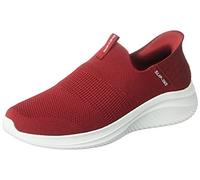 Skechers Ultra Flex 3.0 Smooth Step, Sneaker Uomo, Bordo In Maglia Bordeaux, 40 EU