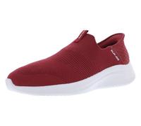 Skechers Ultra Flex 3.0 Smooth Step, Sneaker Uomo, Bordo In Maglia Bordeaux, 47.5 EU
