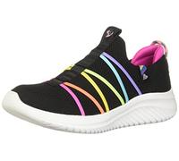 Skechers Ultra Flex 3.0, Sneaker Unisex - Bambini e ragazzi, Nero Knit Multi Trim, 38 EU