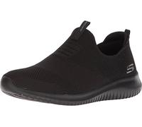 Skechers Ultra Flex - First Take-12837, Scarpe da ginnastica basse Donna, Nero, 35.5 EU