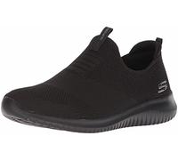Skechers Ultra Flex - First Take-12837, Scarpe da ginnastica basse Donna, Nero, 37.5 EU