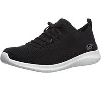 Skechers Ultra Flex Statements, Scarpe da ginnastica basse Donna, Nero Black White, 37 EU
