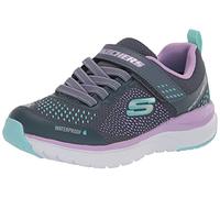Skechers Ultra Groove Hydro Mist, Scarpe da ginnastica Bambine e ragazze, Tessuto Grigio Con Finiture Multiple, 30 EU