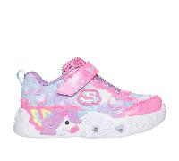 Skechers Unicorn Charmer - Lil Heart Sparkles Sneaker in Rosa, Taglia 21