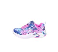 Skechers Unicorn Dreams Heart Sparkles Sneaker da Ragazza, Navy Sparkle Mesh Multi Trim, 9.5 UK Child