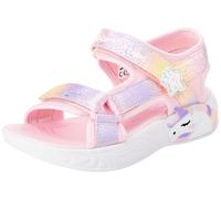 Skechers, Sandali Bambine e ragazze, Tessuto rosa chiaro Multi Trim, 8 UK