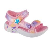 Skechers Unicorn Dreams Sandal Majestic Bliss, Bambina, Light Pink Textile/Multi Trim, 26 EU