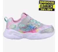 Skechers Unicorn Storm Scarpe Bambina Infant Silver Touch Fastening EU 21