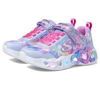Skechers Unisex Bambino Wavy Beams Sneakers, Color Lovin Lavanda Multicolore, 3 US Big Kid