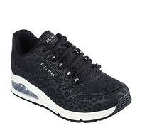 Skechers Uno 2 - In-kat-neato, Scarpe da Ginnastica Basse Donna, Nero 01, 36.5 EU