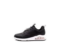 Skechers Uno 2 Traveler, Sneaker Donna, Black Kpu Mesh Trim, 38.5 EU