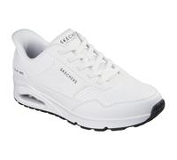 Skechers Uno-Banksia Luxe - Sneaker da Uomo, Senza Lacci, Senza Mani, Colore: Bianco., 43 EU