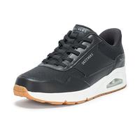 Skechers Uno Banksia, Scarpe da Ginnastica Uomo, Black Duraleather/Mesh, 42 EU