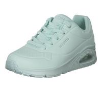 Skechers Uno Calci Gelidi, Scarpe da ginnastica Donna, Finiture In Tessuto Durabuck Menta, 38 EU