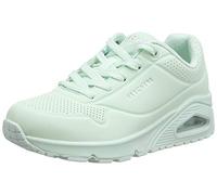 Skechers Uno Calci Gelidi, Scarpe da ginnastica Donna, Finiture In Tessuto Durabuck Menta, 38 EU