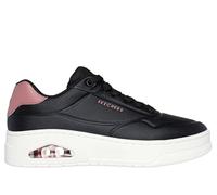 Skechers Uno Court Courted Style, Scarpe da Ginnastica Donna, Nero, 38.5 EU