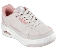 Skechers Uno Court, Sneaker Donna, Finiture in Pelle Naturale Corallo Duraleather, 38.5 EU
