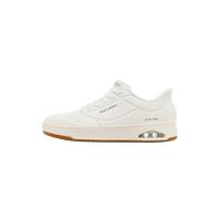 Skechers Uomo Uno Ctl Laying Low Slip-In ALLENATRICE, White Duraleather / Mesh, 43 EU