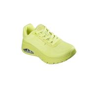 Skechers Donna Uno Flex - Spring On Air Sneaker in Lime, Taglia 38, Vegan