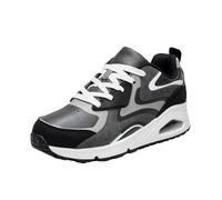 Skechers Uno Gen1 Surge di Colore, Scarpe da Ginnastica, Grigio e Nero, 36 EU