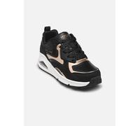 Skechers Uno Gen1 Color Surge, Scarpe da Ginnastica, Nero Oro Rosa, 33 EU