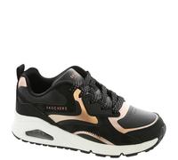 Skechers Uno Gen1 Color Surge, Scarpe da Ginnastica, Nero Oro Rosa, 36.5 EU