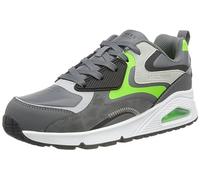 Skechers Uno Gen1 Color Surge, Scarpe sportive Bambini e ragazzi, Charcoal Synthetic Green Gray Trim, 35.5 EU