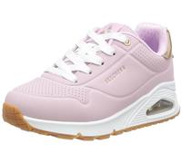Skechers Uno Gen1 Shimmer Away, Scarpe sportive Bambine e ragazze, Pink Synthetic Pink Trim, 36.5 EU
