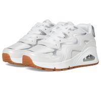 Skechers Scarpe Ragazza Uno Gen1-Wavy Shimmer, Linea Street - /WSL (White/Silver