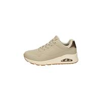 Skechers Uno Golden Air Scarpe da Ginnastica da Donna, Taupe Durabuck/Silver Trim, 37.5 EU