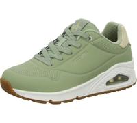Skechers Uno Golden Air, Scarpe da Ginnastica Donna, Sage Durabuck/Silver Trim, 39.5 EU
