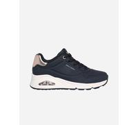 Skechers per donna. 177094 Sneakers UNO nere, bianche (40), Nero, Tessuto, 3 a 5cm, Stringhe, Casual