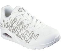 Skechers Uno Golden Heart, Scarpe da Ginnastica Donna (White Rose Gold, Sistema Taglie Calzature EU, Adulto, Numero, Media, 35)