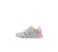 Skechers Uno Highlight Love, Sneaker Donna, White Multi, 42 EU