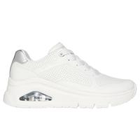 Skechers Uno Icon - Idolized Air, Sneaker da Donna (Wht, Sistema Taglie Calzature EU, Adulto, Numero, Media, 39)