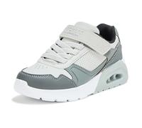 Skechers Uno Lite 2.0 Pillar Duo, Scarpe da Ginnastica, Light Gray Synthetic/Gray Trim, 28 EU