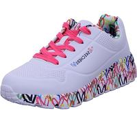 Skechers Uno Lite Lovely Luv, Scarpe Da Ginnastica Bambine e ragazze, Bianca White Synthetic H Pink Trim, 38 EU