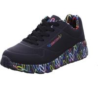 Skechers Uno Lite Lovely Luv, Scarpe Da Ginnastica Bambine e ragazze, Nero Black Synthetic Multi Trim, 38 EU