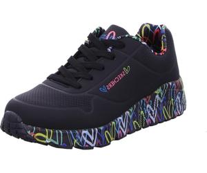 Skechers Uno Lite Lovely Luv, Scarpe Da Ginnastica Bambine e ragazze, Nero Black Synthetic Multi Trim, 37 EU