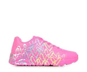 Skechers UNO Lite Metallic Joy, Rosa Hpmt, 39 EU