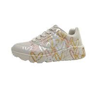 Skechers Uno Lite Metallic Love, Scarpe da Ginnastica, Multicolore Naturale, 37 EU