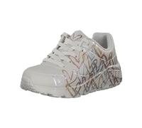 Skechers Uno Lite Metallic Love, Scarpe da Ginnastica, Natural Pu/Multi Trim, 31 EU