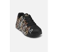 Skechers Uno Lite Metallic Love, Scarpe da Ginnastica, Nero Oro, 31 EU