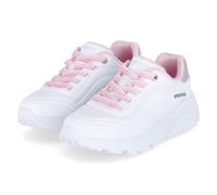 Skechers UNO lite Ombre Wave - Sneaker basse da ragazza, sintetiche, colore nero, bianco, 27 EU