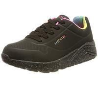 Skechers Uno Lite Rainbow Speckle, Scarpe da ginnastica Bambine e ragazze, Nero Pu Multi Rainbow Trim, 35.5 EU